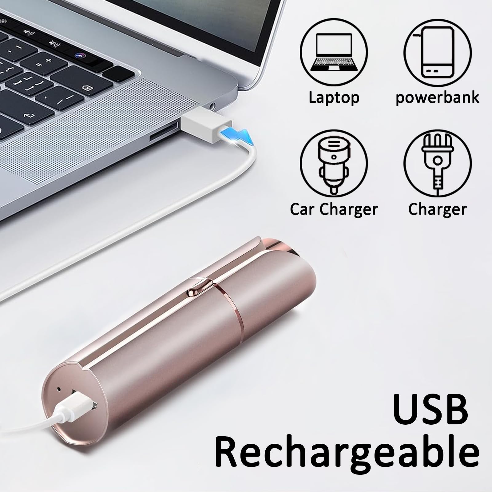 innobeaut facial hair remover compact size fits makeup bag storage