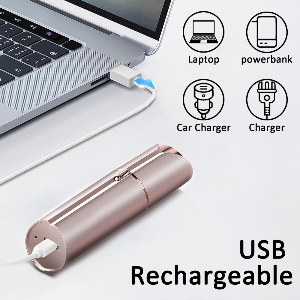 innobeaut facial hair remover compact size fits makeup bag storage