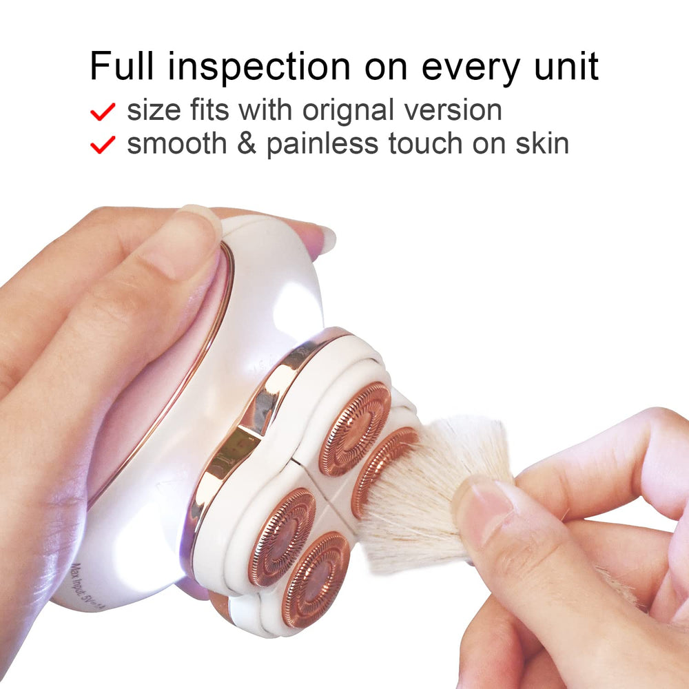 innobeaut Legs Shaver Replacement Heads enable quick, easy installation and irritation-free shaving