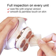 innobeaut Legs Shaver Replacement Heads enable quick, easy installation and irritation-free shaving