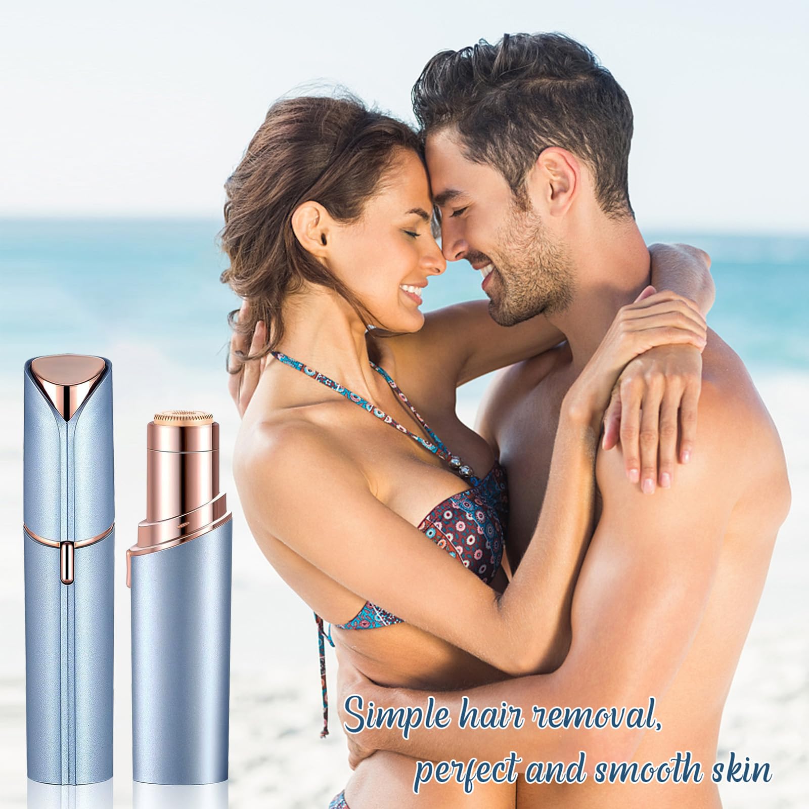 Innobeaut lipstick-shaped design blends with makeup bag for discreet daily use.