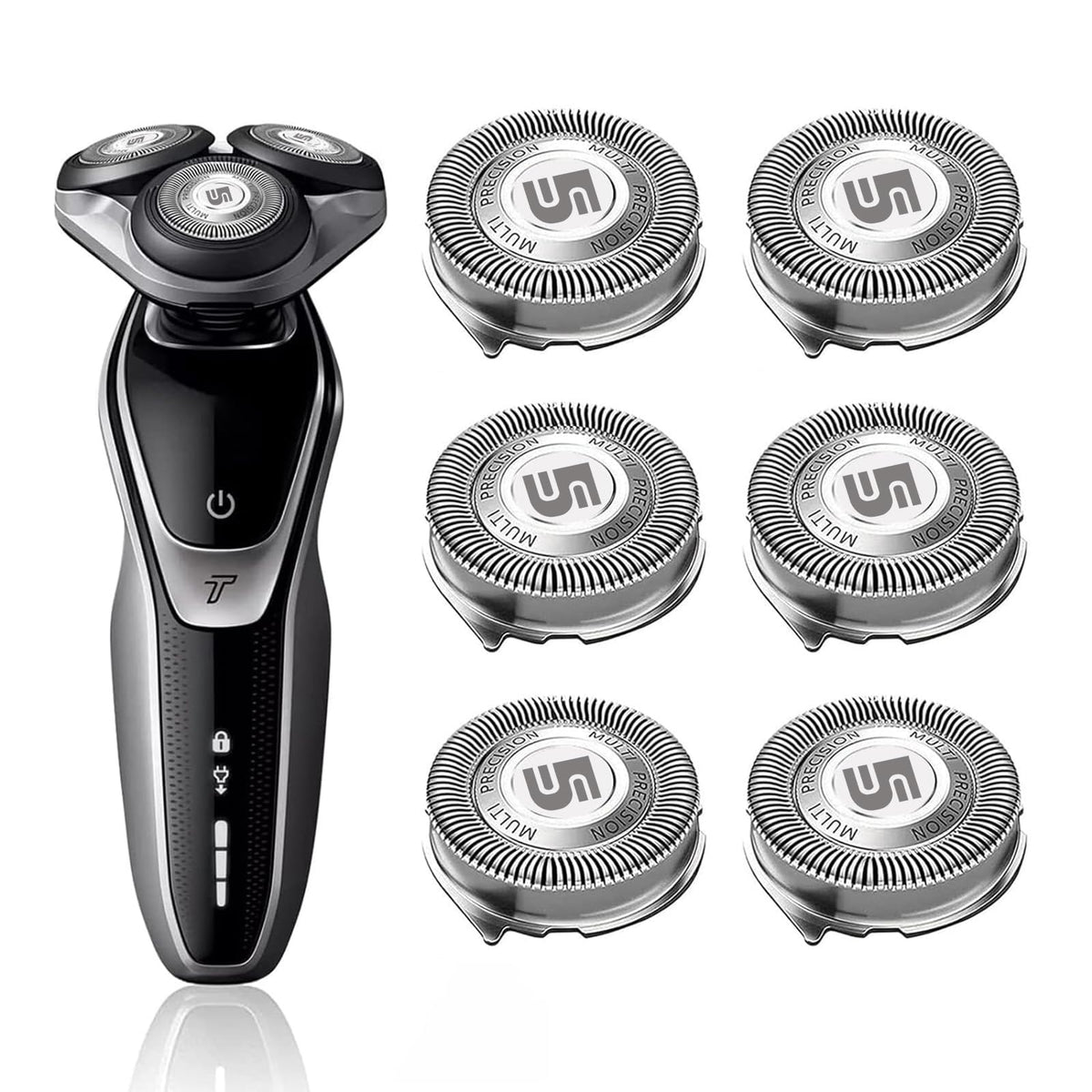 innobeaut SH50 compatibility with Philips Norelco 5000 series heads for smooth shaves