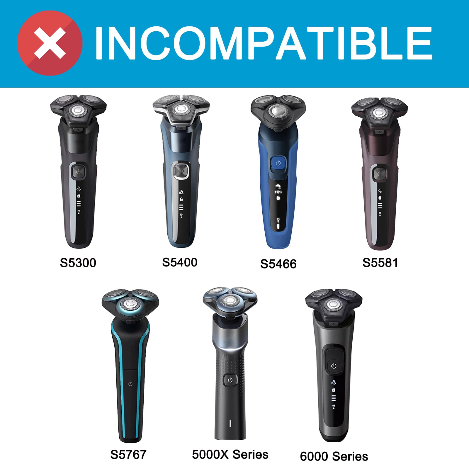 innobeaut SH50 precision 360-degree cutting for a comfortable shave