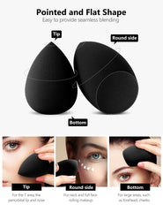 InnoGear makeup sponge close-up notes fine porosity for controlled product pickup.
