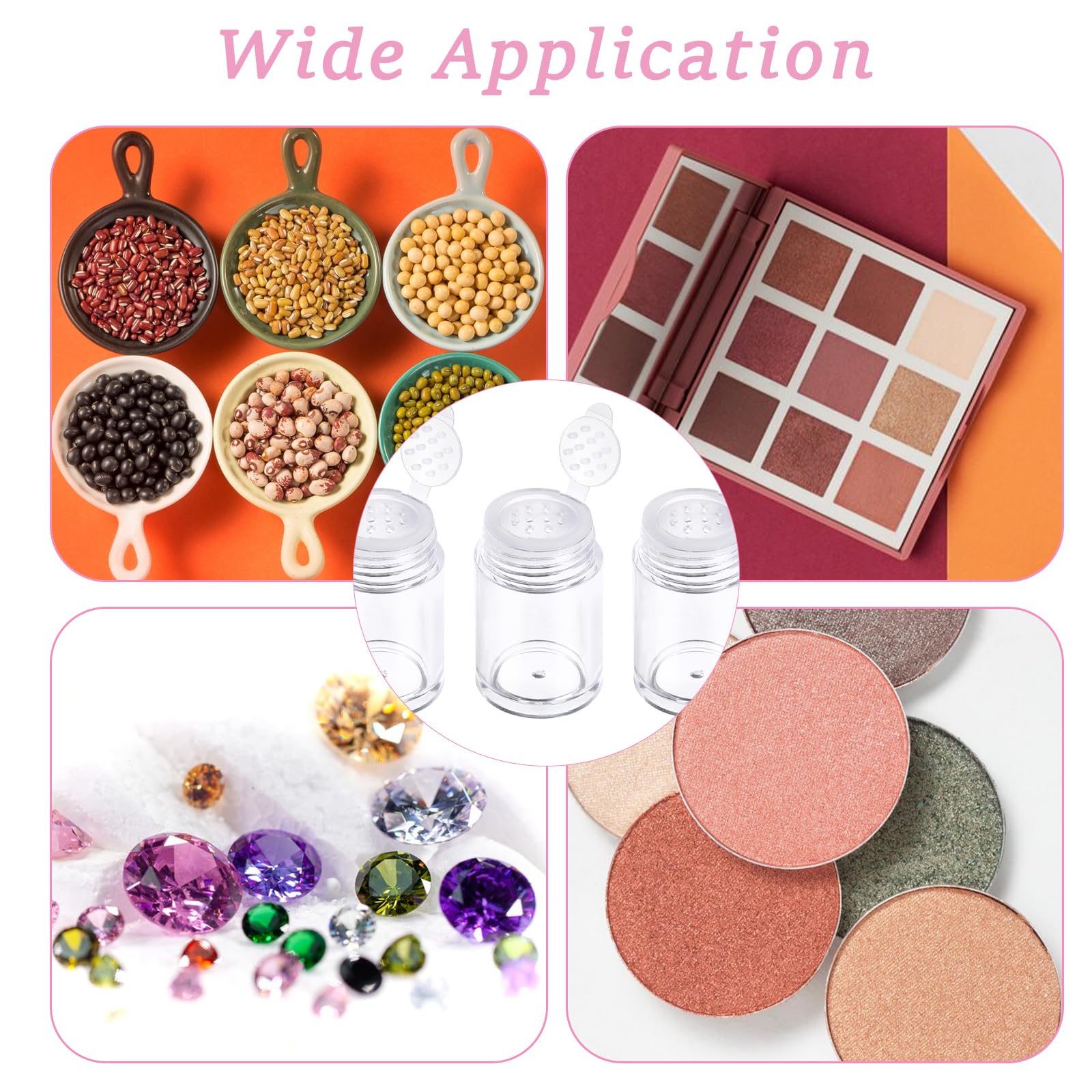 InnoHHustle glitter bottle with 12-hole sieve minimizes clumps.