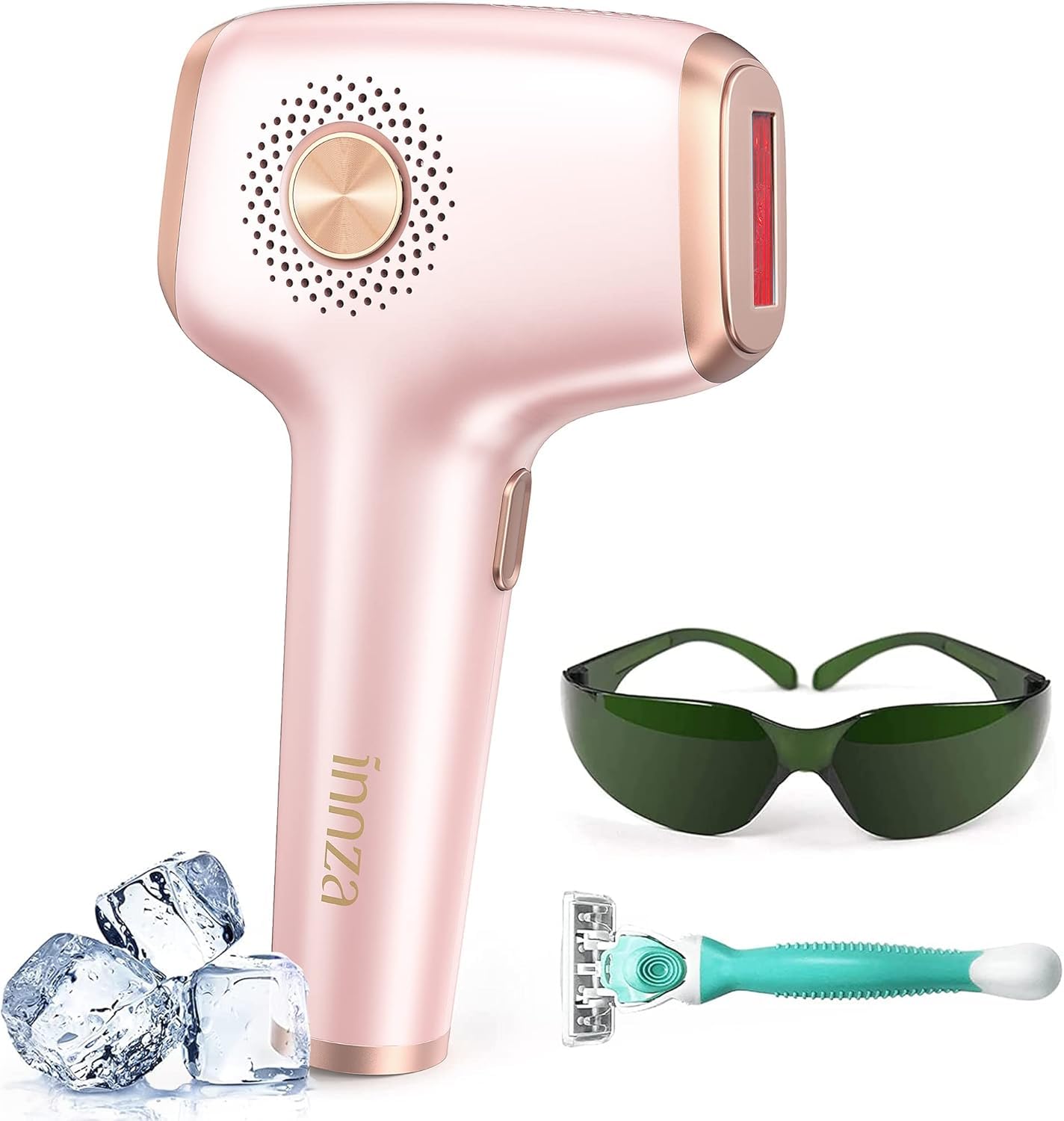 INNZA IPL device front view for at-home hair removal convenience.