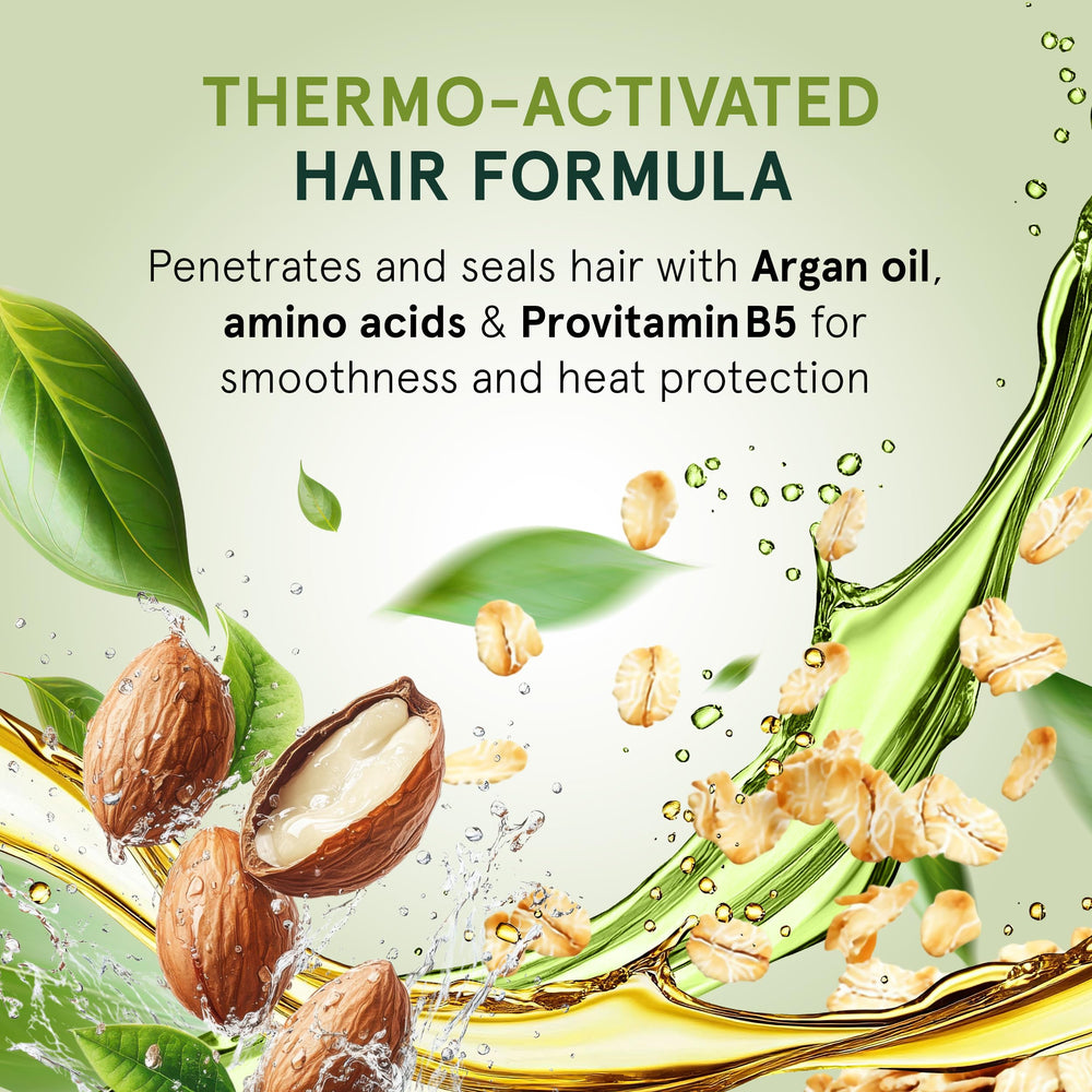 INOAR Thermoliss Balm finishing shine on sleek hair demonstrates radiant softness