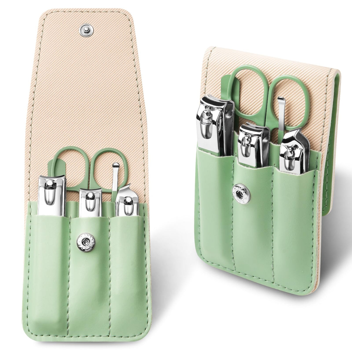 Insaizom manicure kit compact case showcases travel-ready grooming and easy storage.