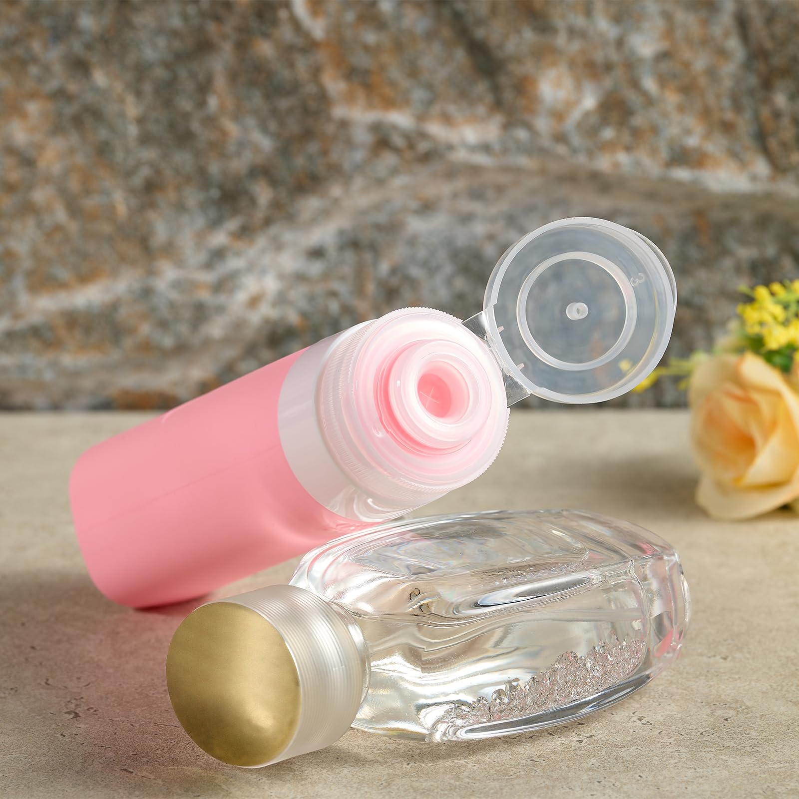 INSFIT TSA-3oz-approved bottles are compact and airport-friendly for easy screening.