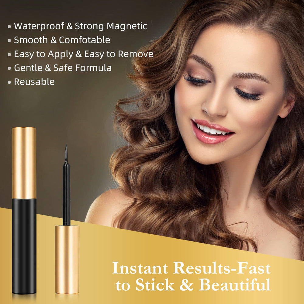 INSMART compact lashes case for storing and protecting reusable eyelashes