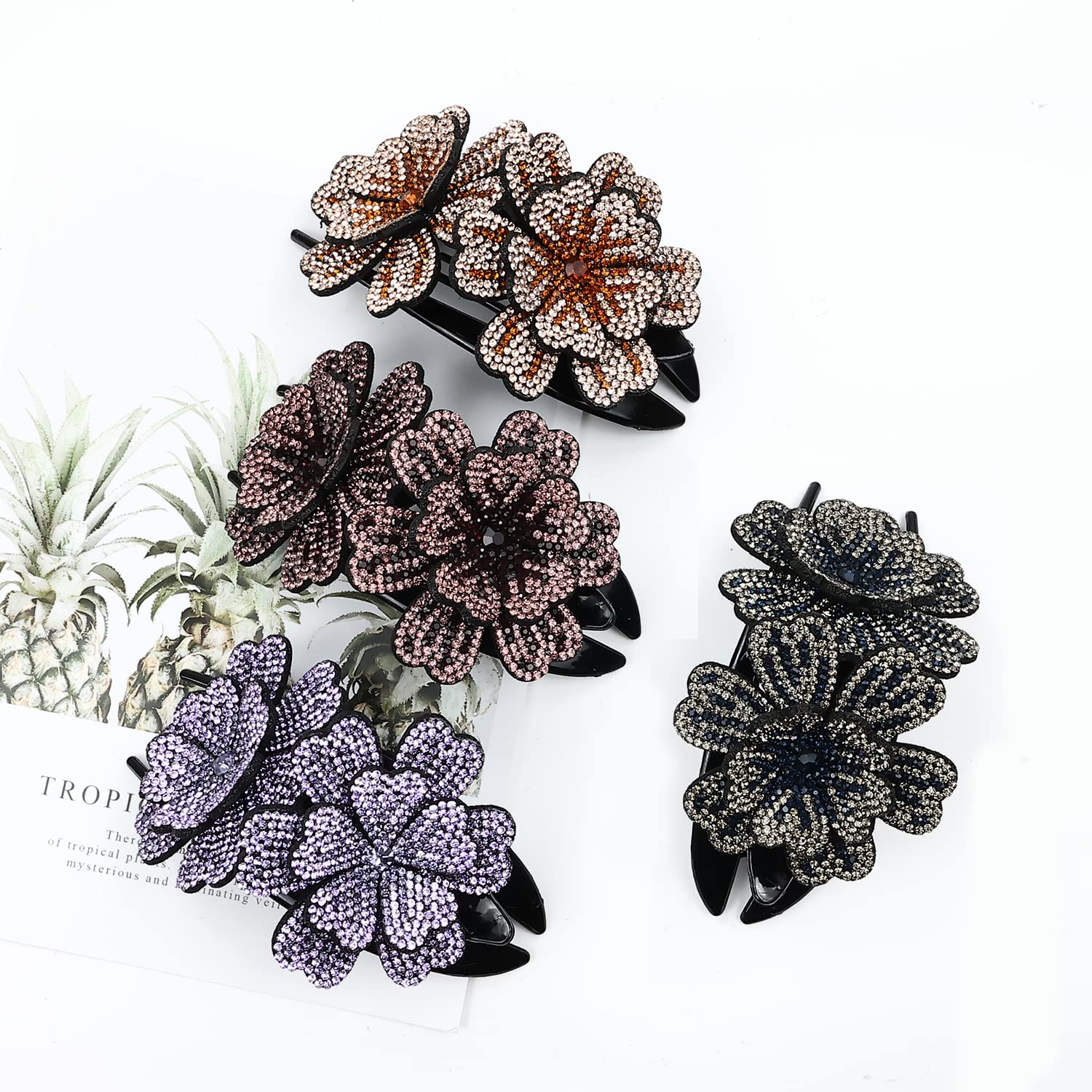 inSowni rhinestones closeup showcases intricate sparkle on flowers