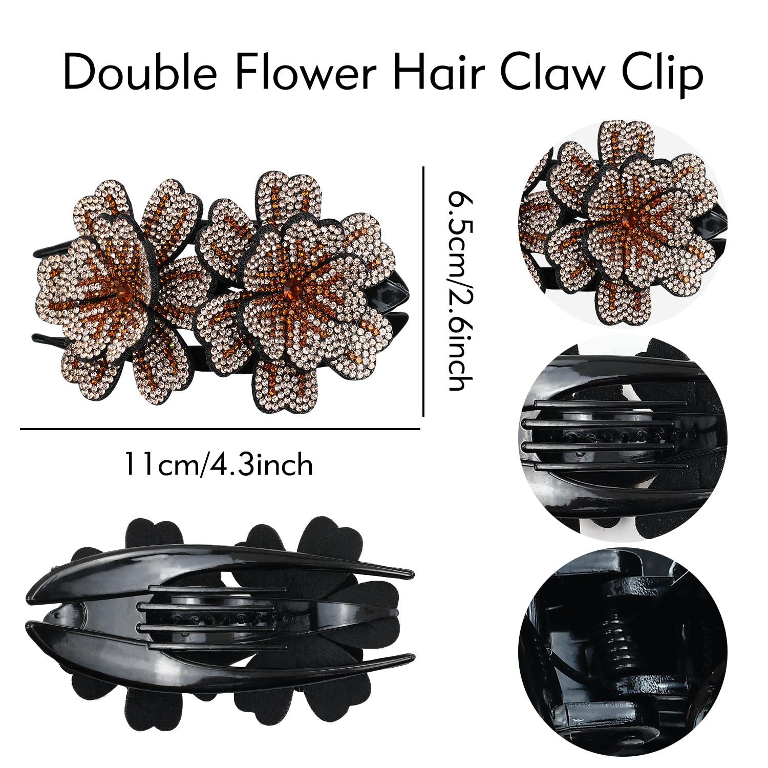 inSowni wedding clip adds elegant sparkle to formal hairstyles