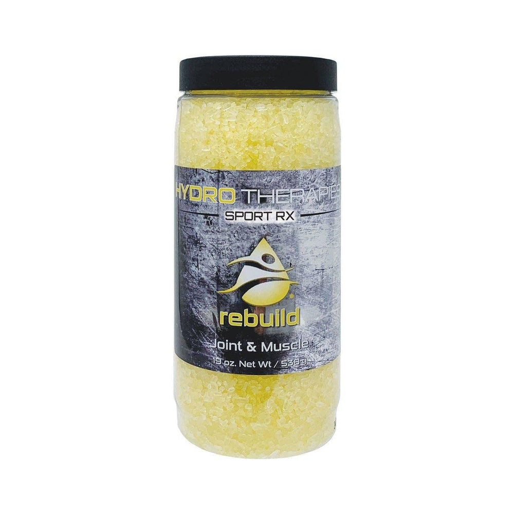 InSPAration HTX crystals bottle ready for spa soaking and energizing hydrotherapy benefits.