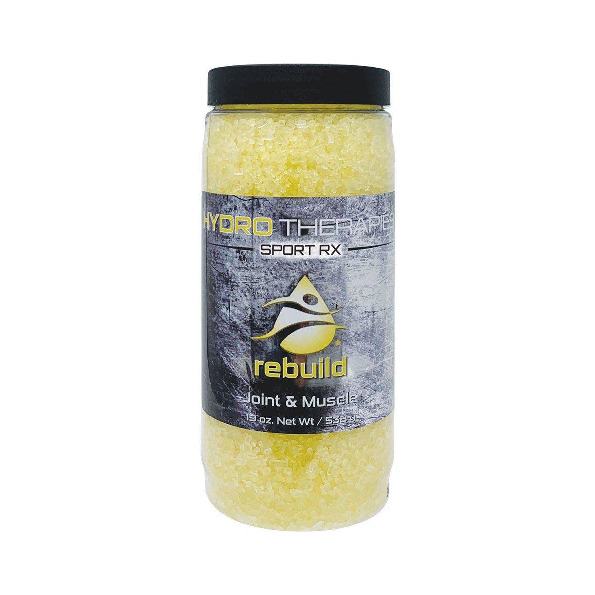 InSPAration HTX crystals bottle ready for spa soaking and energizing hydrotherapy benefits.