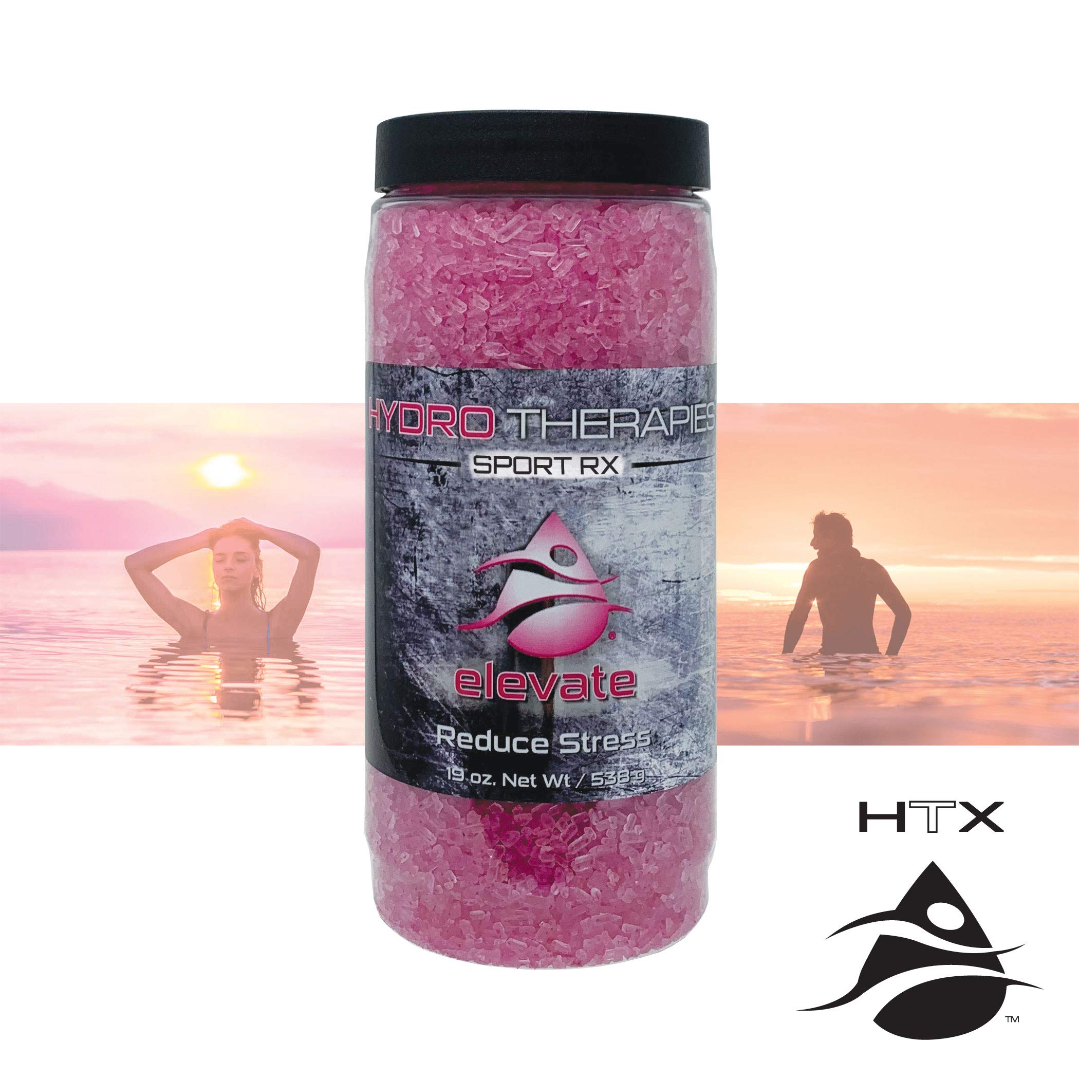 InSPAration HTX pink spa crystals glow in hot tub for a soothing soak