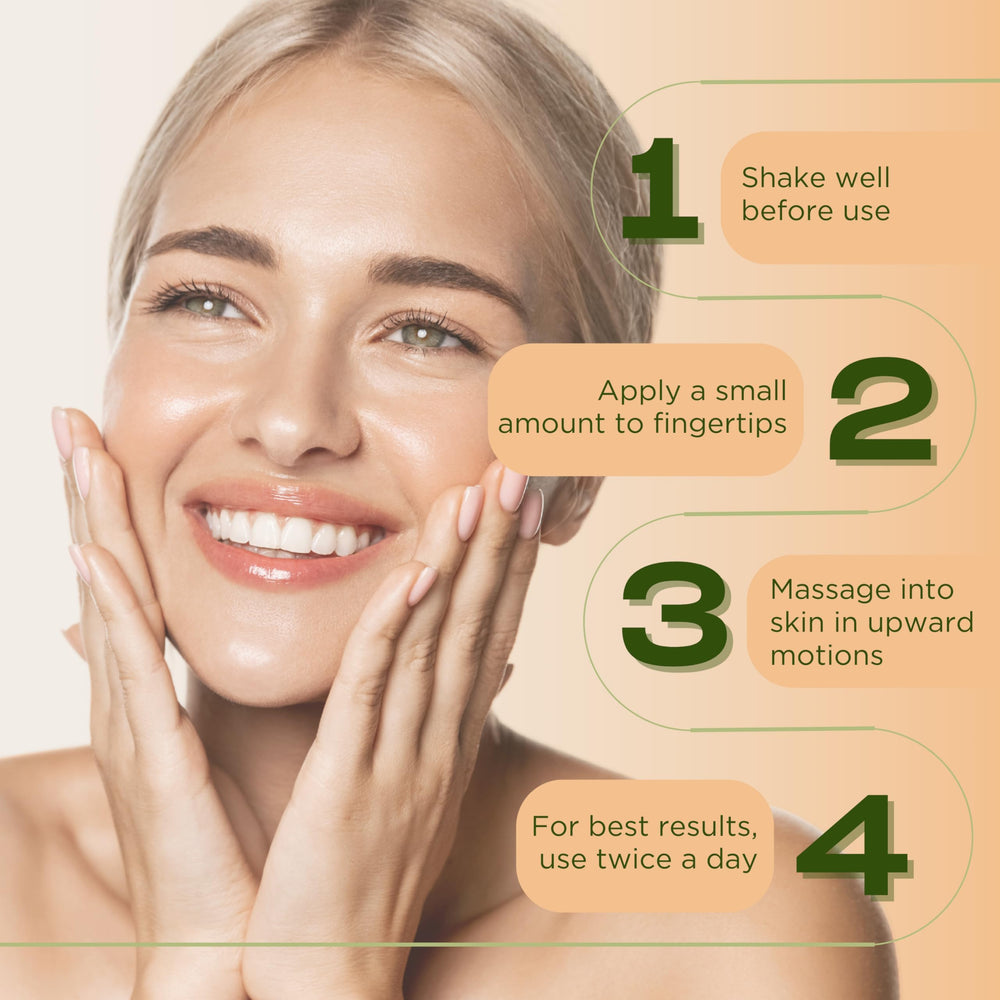 InstaNatural Niacinamide Serum applied on skin shows quick absorption during routine