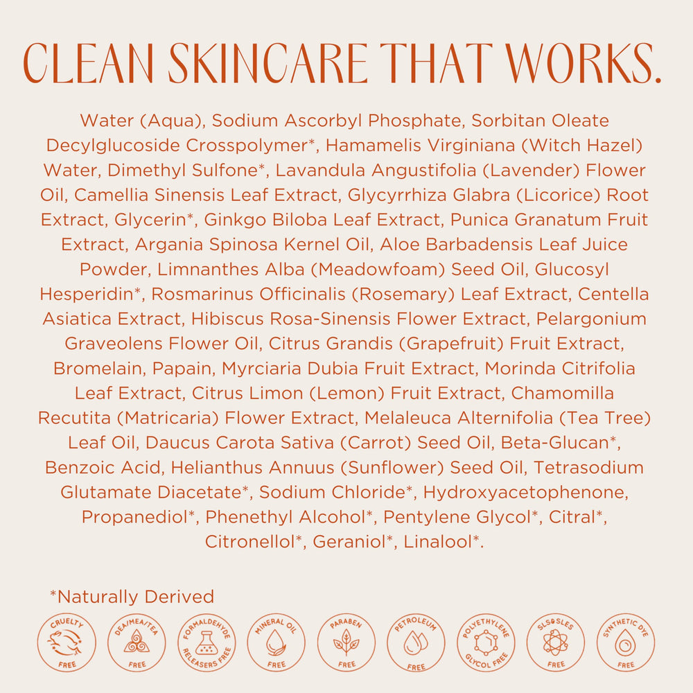 InstaNatural Vitamin C Face Toner 4 oz bottle ready for daily use.