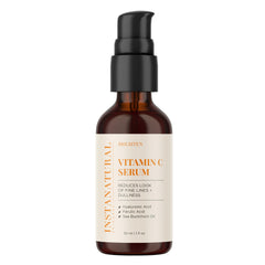 InstaNatural Vitamin C Serum being applied to the face for hydration