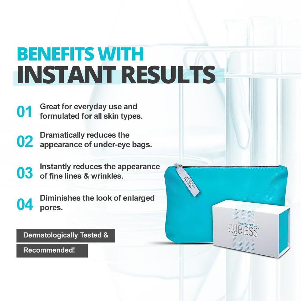 Instantly Ageless anti-aging eye cream addressing fine lines around the eyes