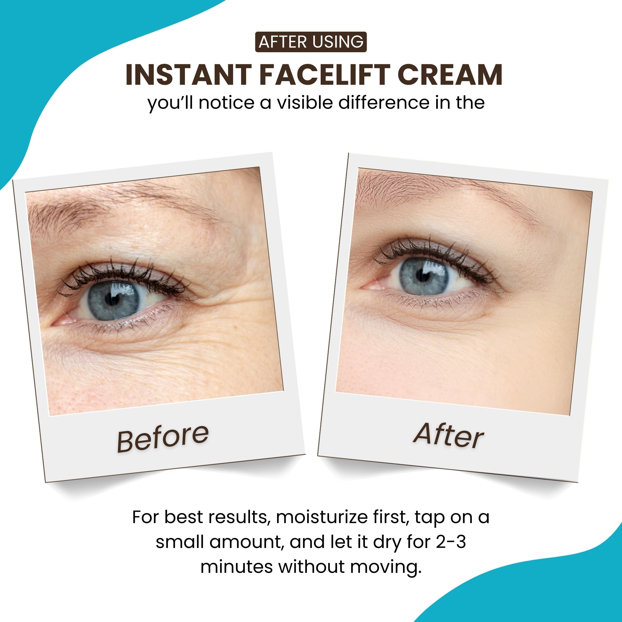 Instantly Ageless dark circles puffiness treatment near the eye area