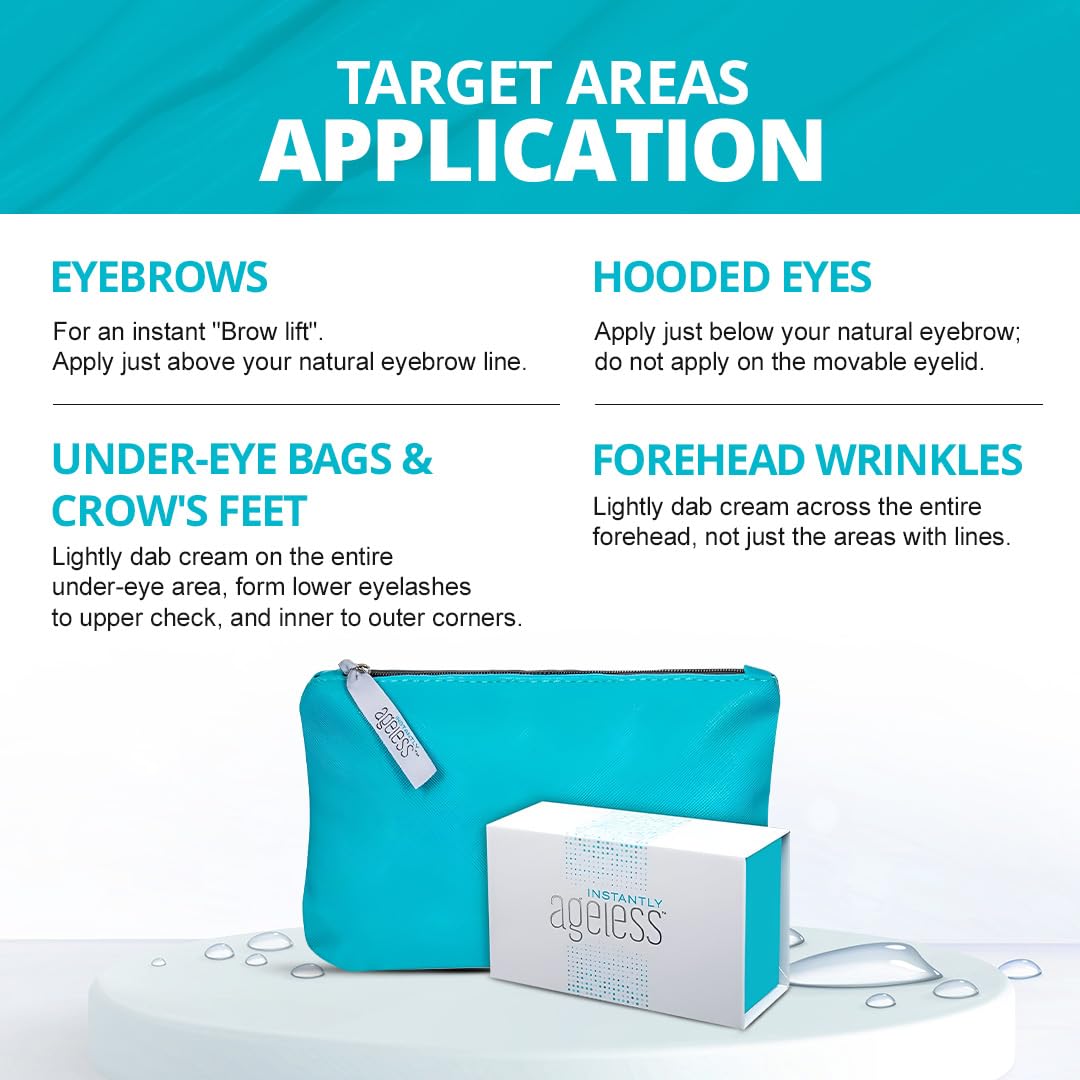 Instantly Ageless on-the-go skincare routine featuring the box and vials