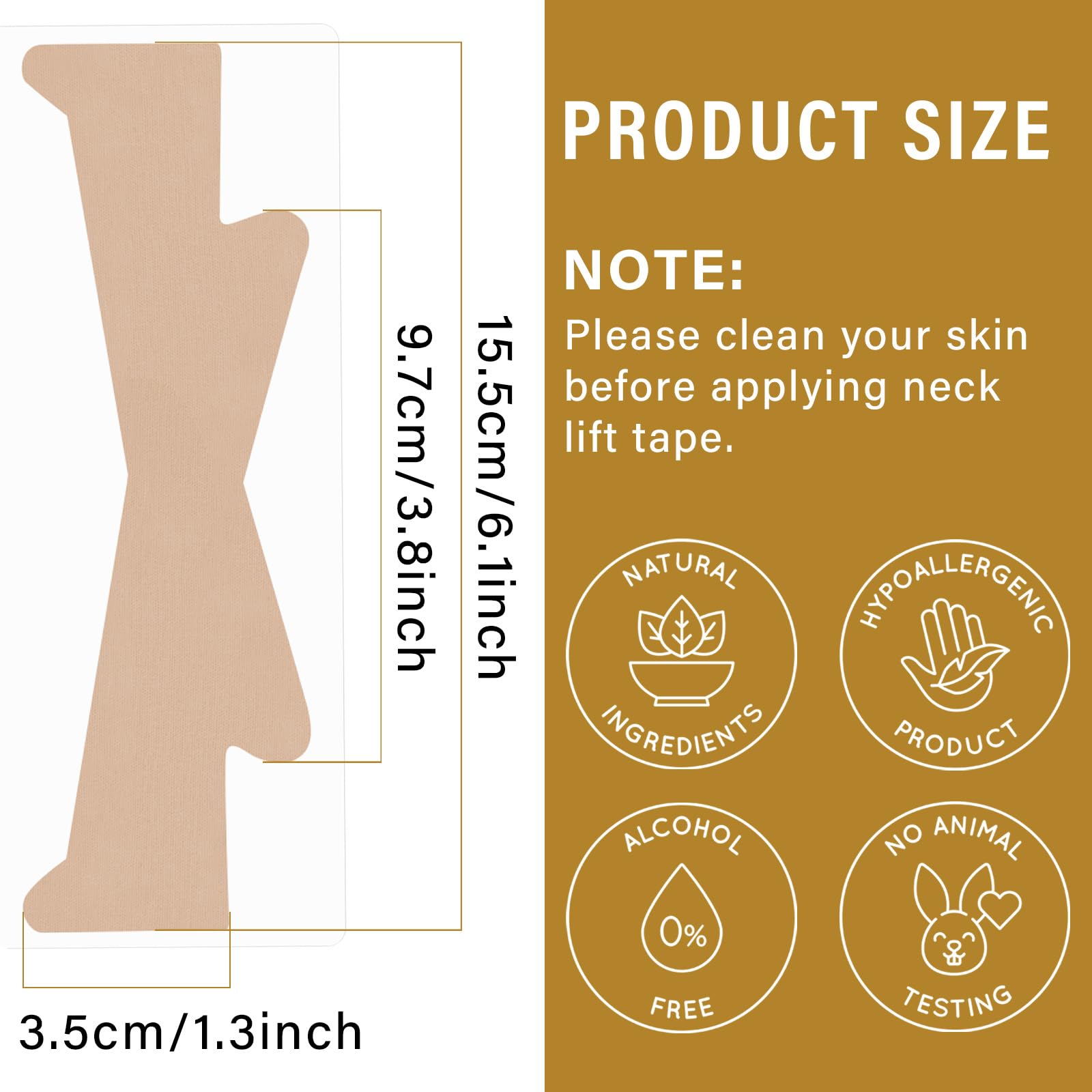 InstrumenteNrw Neck Lift Tape under makeup for seamless daily wear.