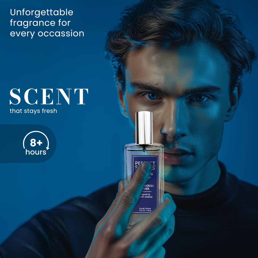InStyle Fragrances Perfect Scents cap close-up, premium finish for lasting impression.