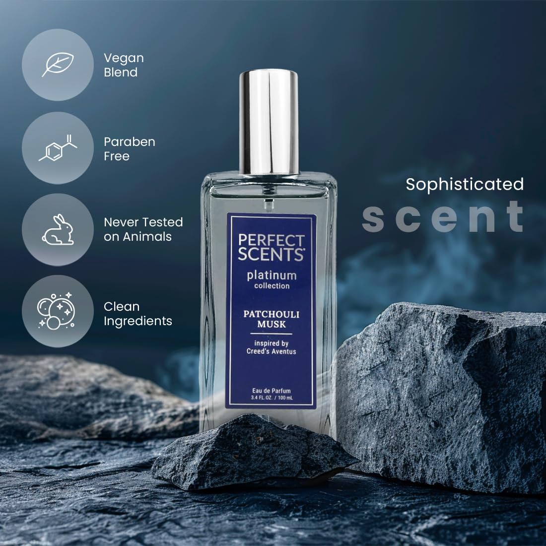 InStyle Fragrances Perfect Scents spray-action shot shows easy application.