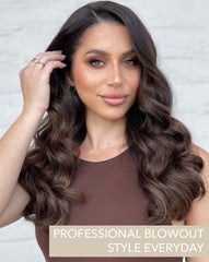 InStyler Airless tourmaline technology delivers smoother, frizz-free shine.