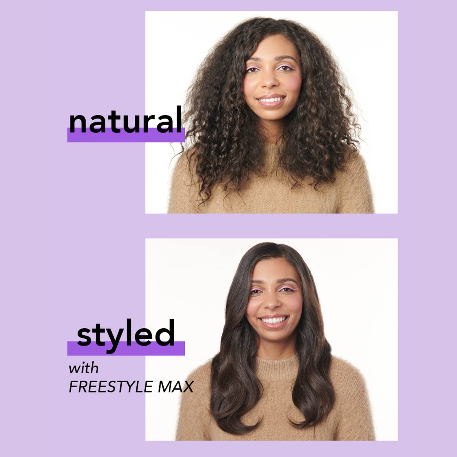 InStyler Freestyle Max auto shut-off feature adds safety during longer styling
