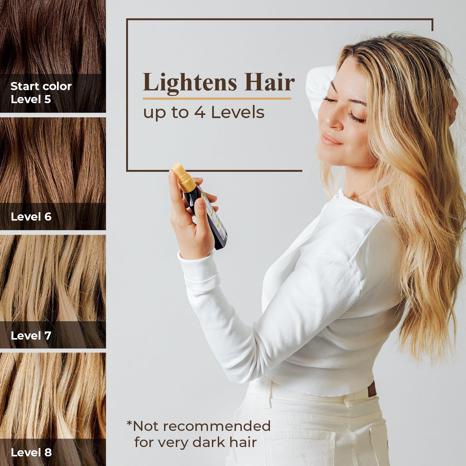Intea Camomila hair close-up shows natural highlight results.