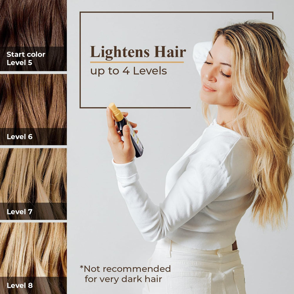 Intea Camomila hair close-up shows natural highlight results.