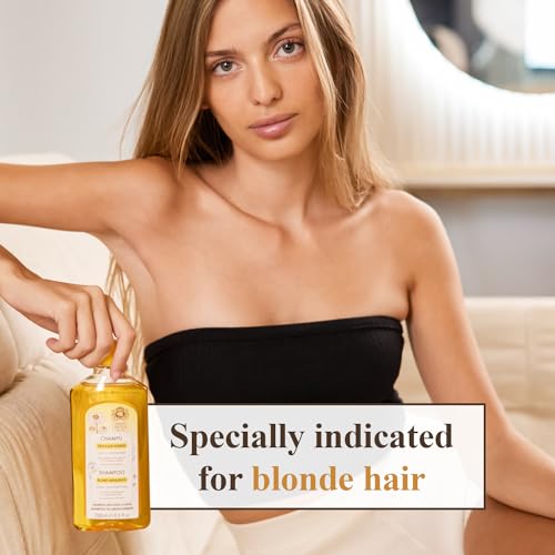 Intea Chamomile Shampoo chamomile extract visual emphasizes soothing aroma