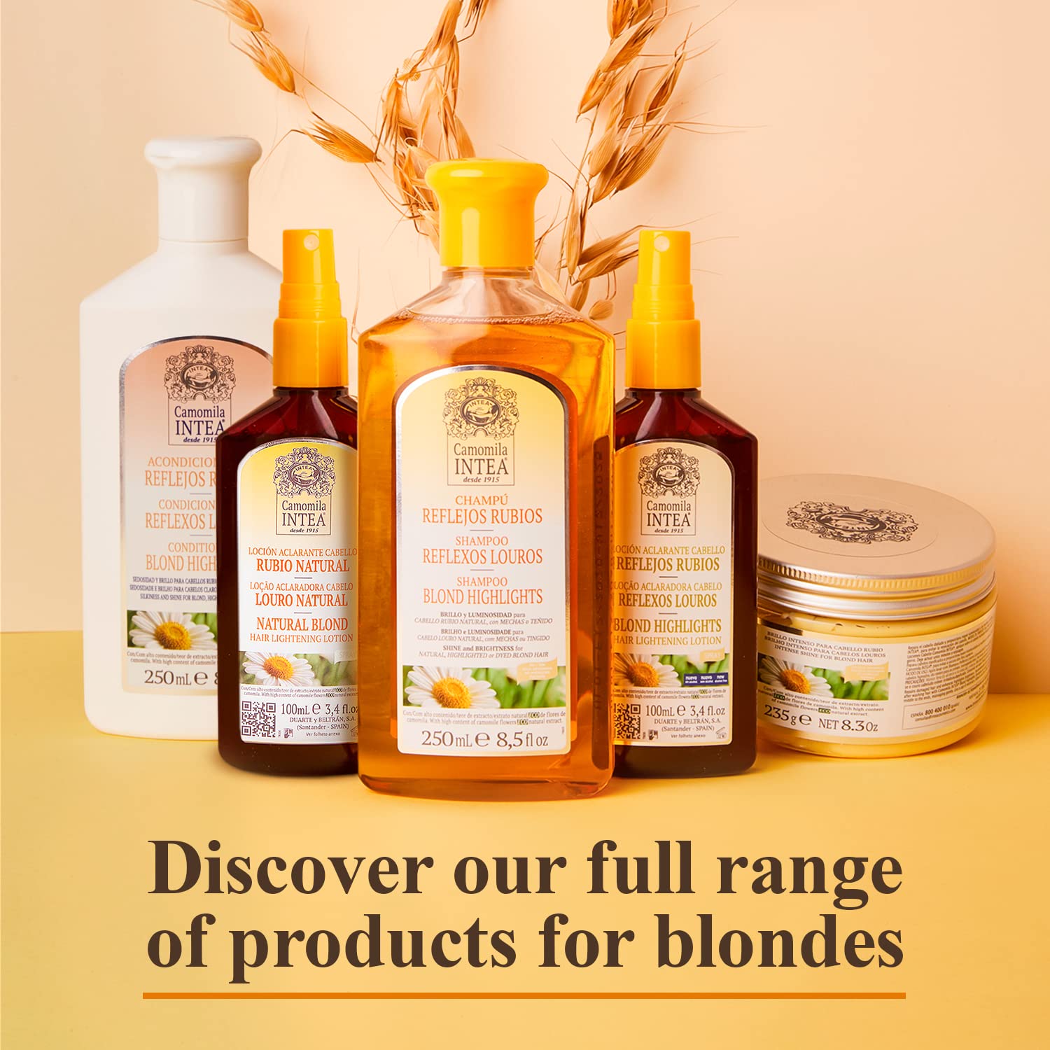 Intea Chamomile Shampoo cruelty-free icon emphasizes ethical hair care