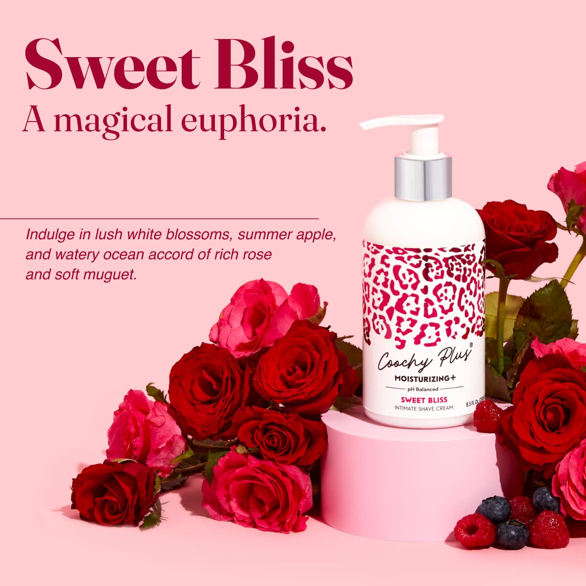 IntiMD Coochy Plus hair-softening action on bikini area.