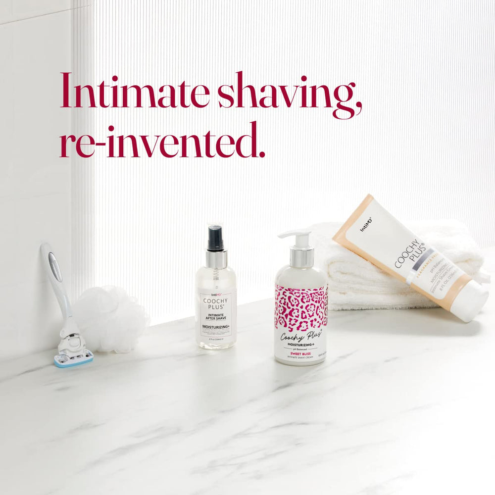 IntiMD Coochy Plus organic formula bottle highlights antioxidant rich care