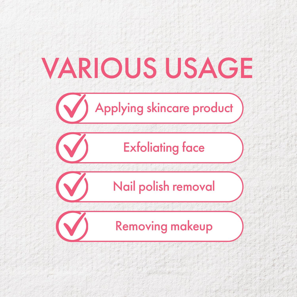 Intrinsics Large Silken Wipes 4x4 inch size ideal for precise makeup and skincare application