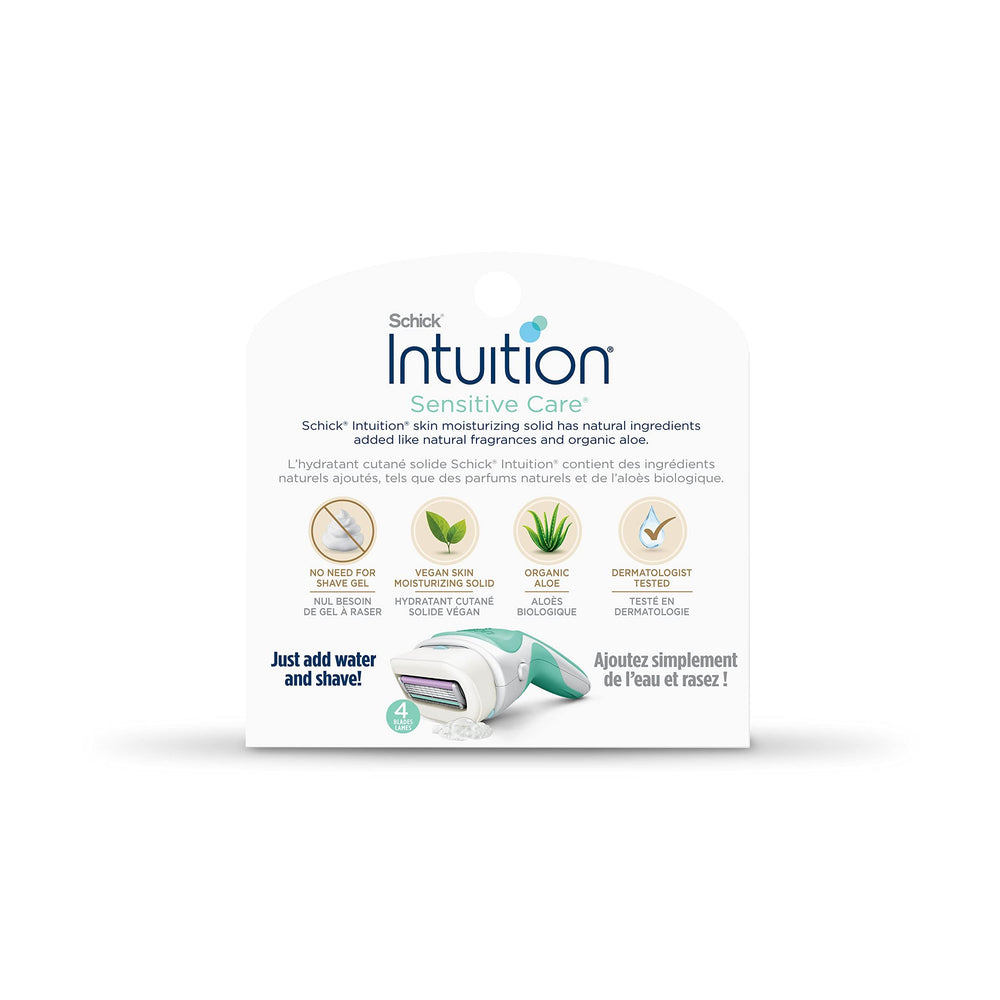 INTUITION dermatologist-tested vegan formula label on package