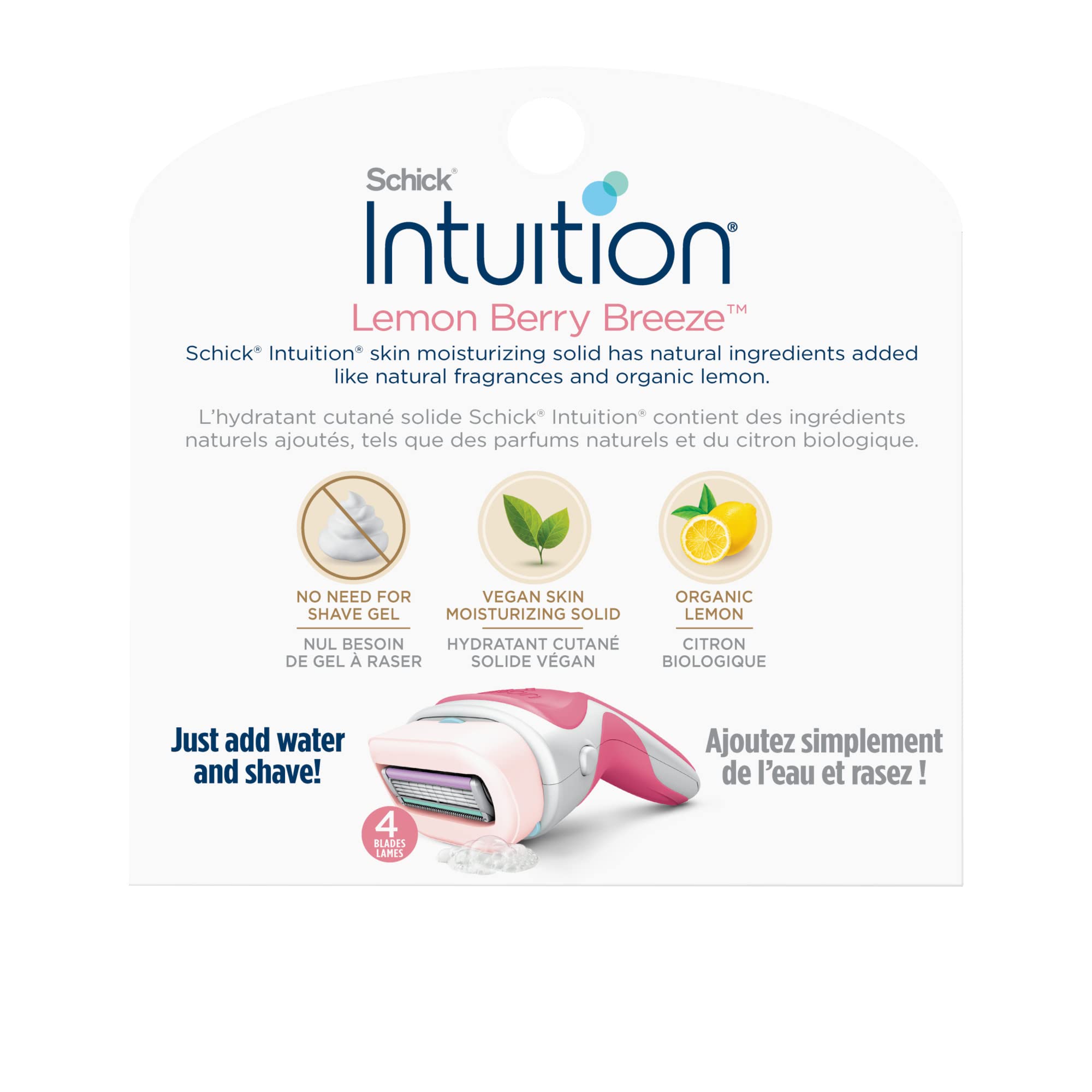 INTUITION handle-compatible refill line demonstrates easy swap on any Intuition handle.
