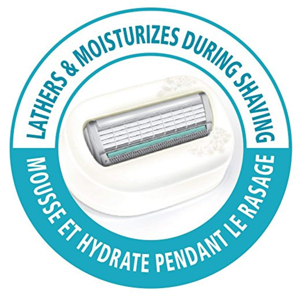 INTUITION lemon berry breeze refill highlights refreshing citrus scent for a smooth shave.