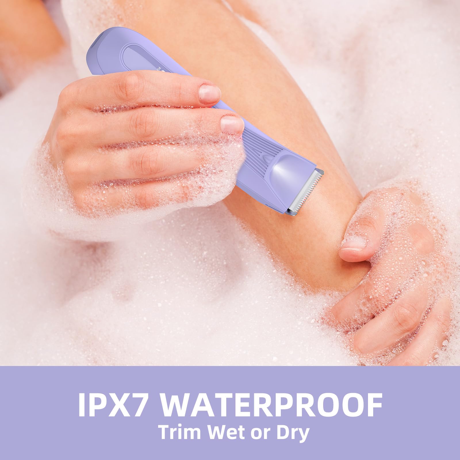 INVJOY hypoallergenic-ceramic-blades highlight sensitive-skin comfort and safety.