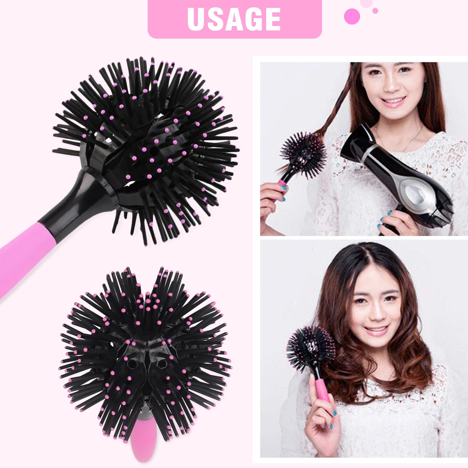 INVODA suited for thick curly hair on wet or dry hair.