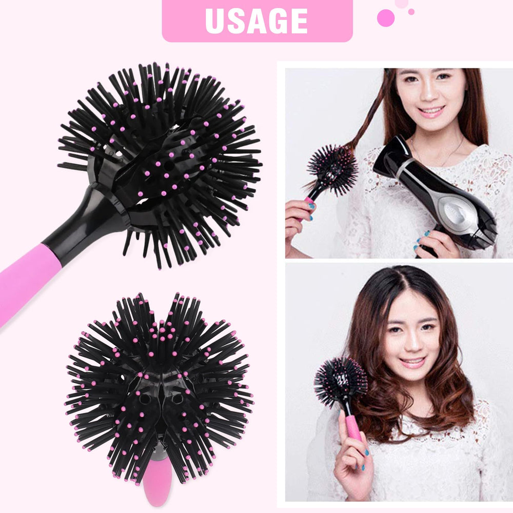 INVODA suited for thick curly hair on wet or dry hair.