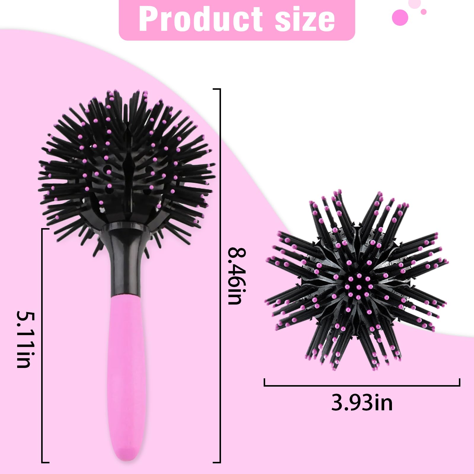 INVODA vented back design speeds drying and reduces frizz.