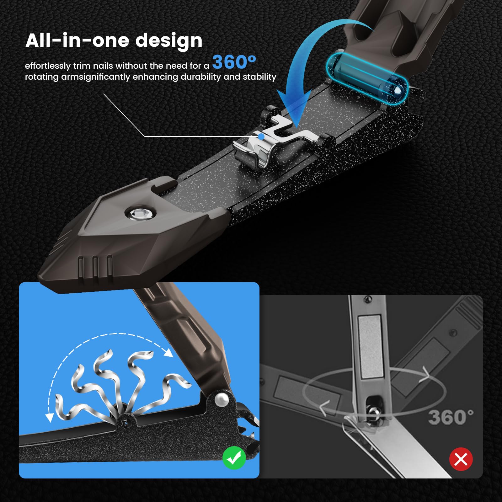 INXEN nail clippers lifetime warranty for peace of mind