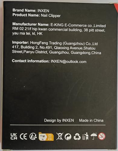 INXEN toenail clippers durable blade maintains sharpness over time.
