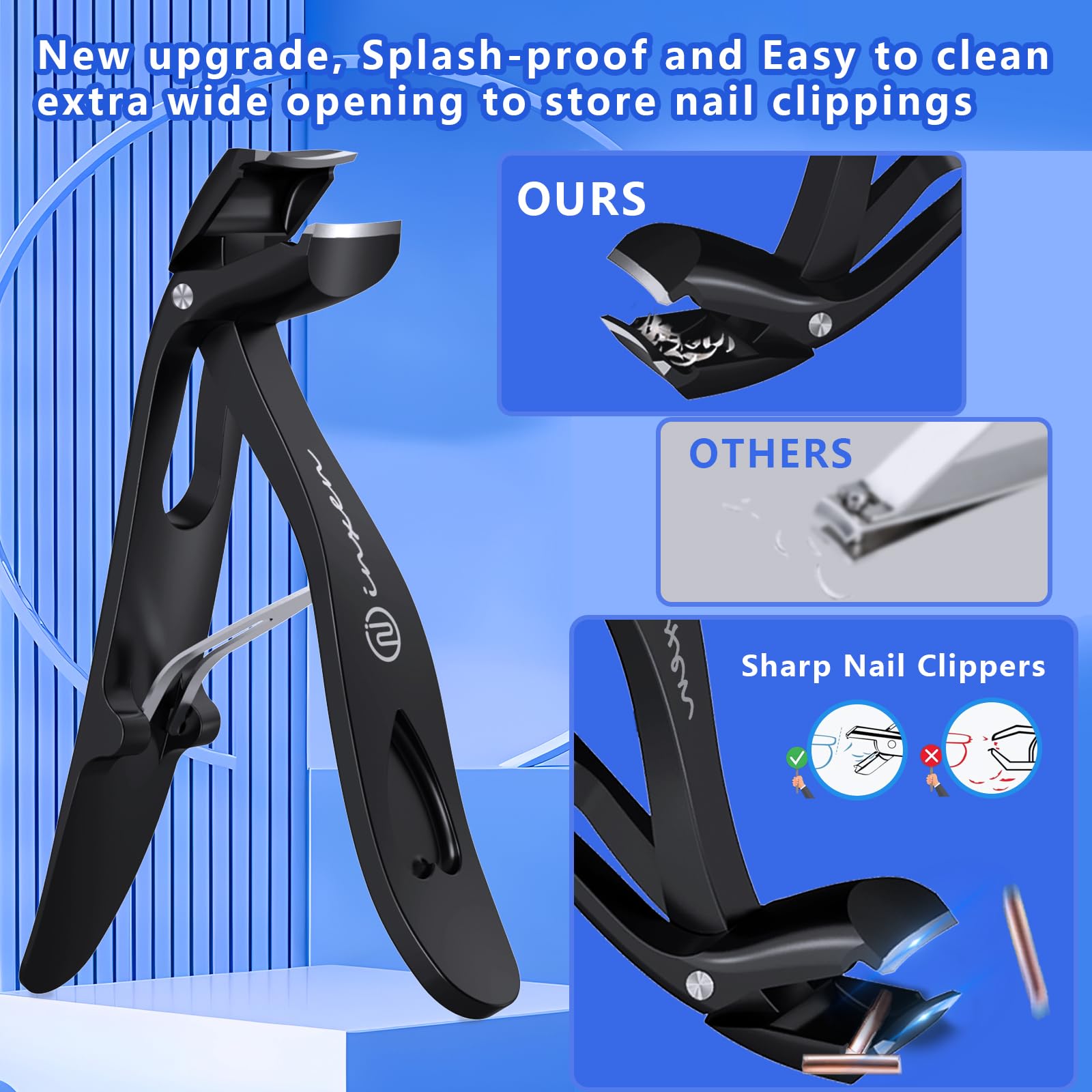 INXEN toenail clippers gift-ready stylish box.