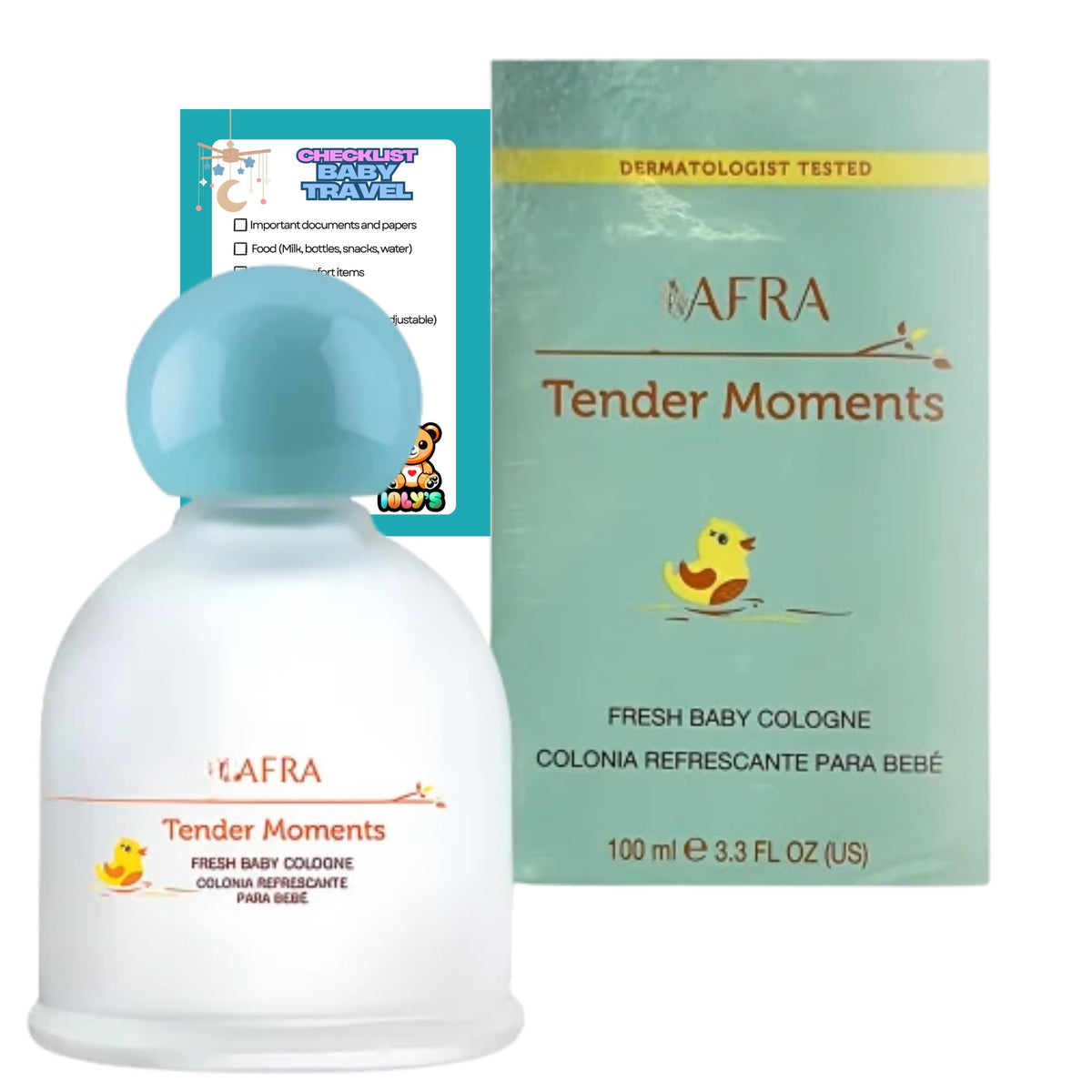 Ioly's Tender Moments spray bottle offers gentle daily freshness for newborns