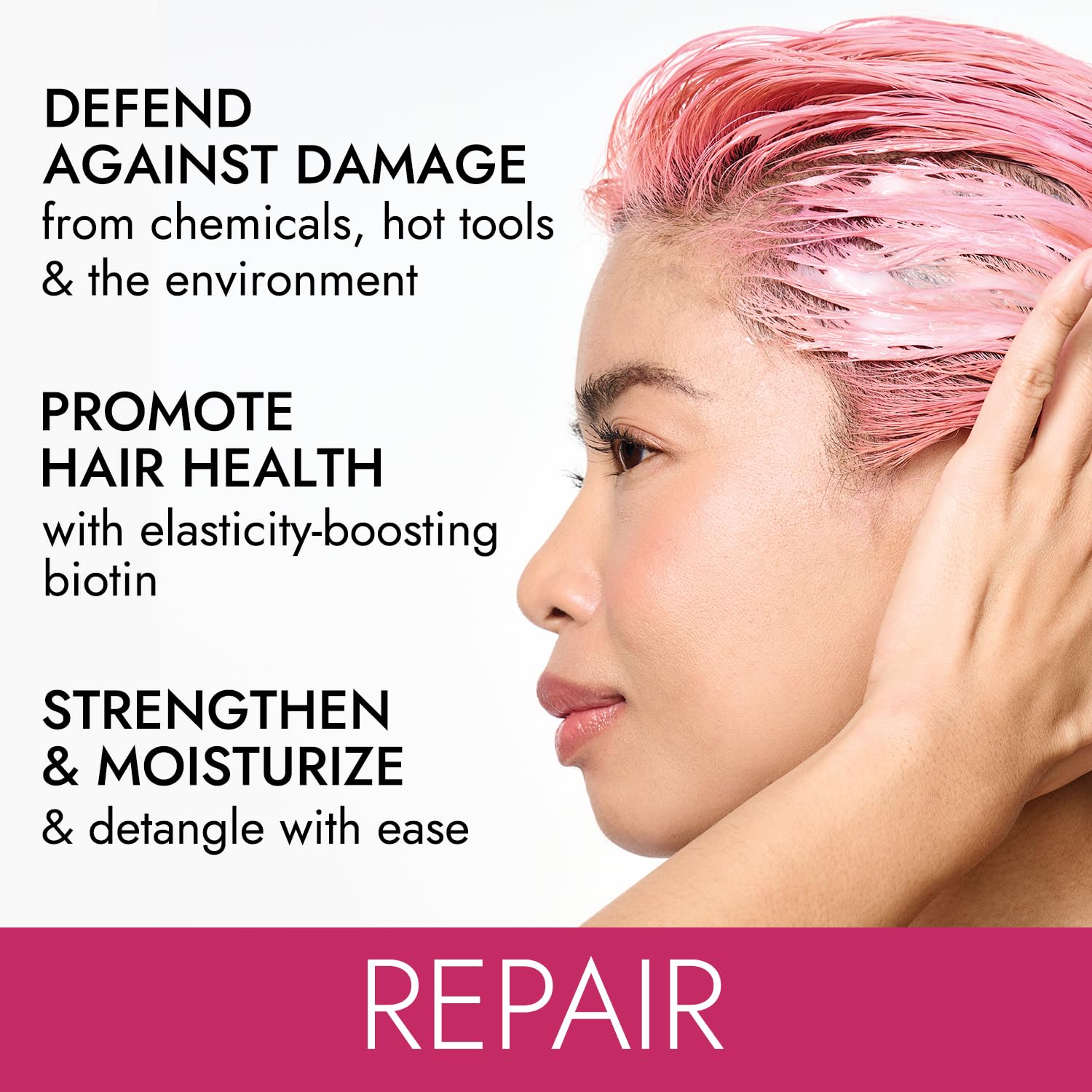 ion color-treated safe shampoo on bottle showcases protection for color-treated hair