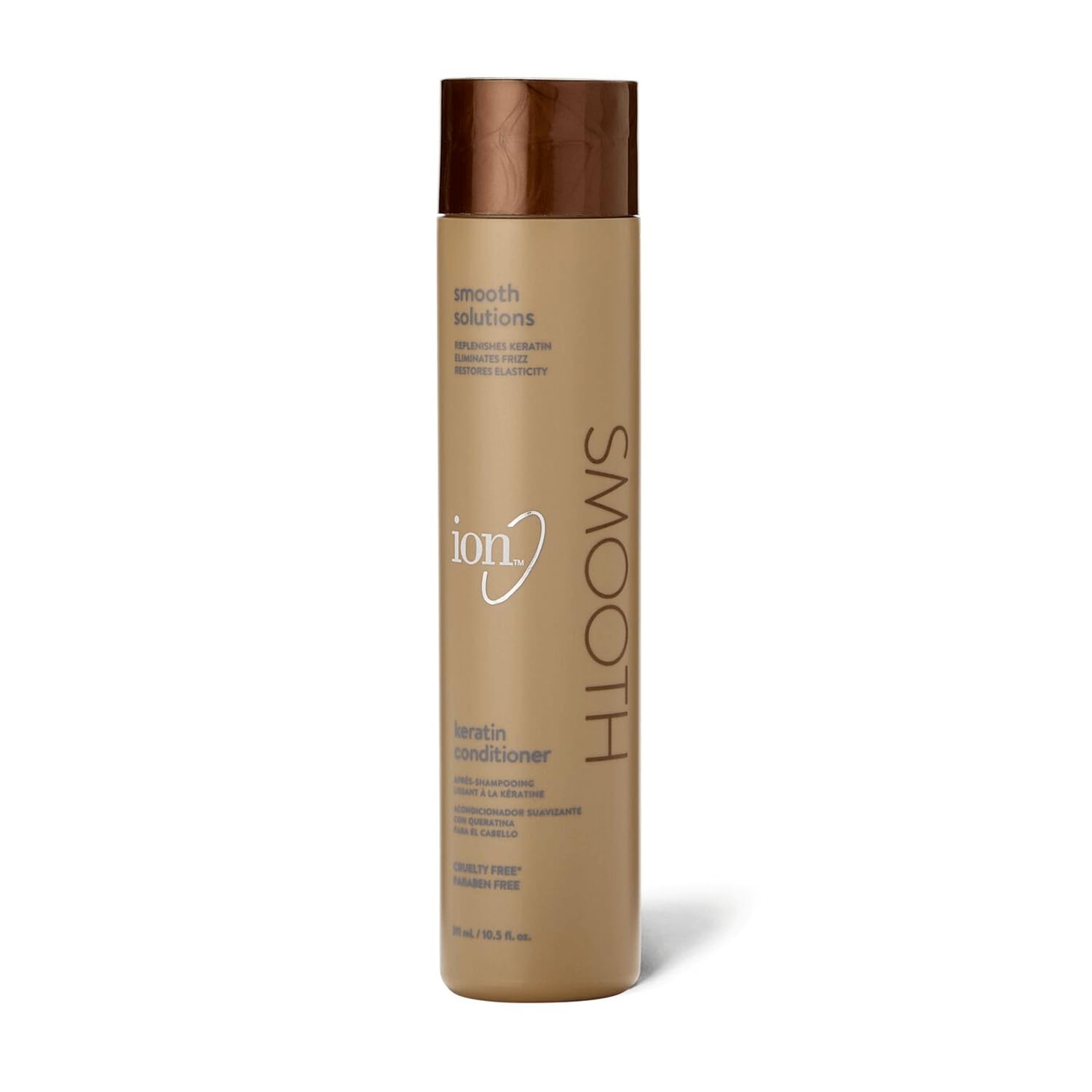 ion Keratin Smoothing Conditioner bottle provides frizz control and moisture